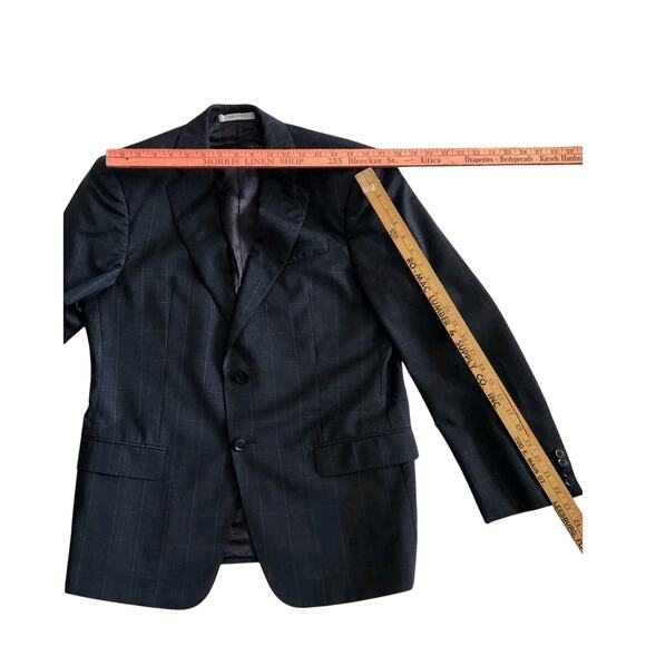 ARMANI Collezioni Executive Gray Check Blazer Wool Sport Coat Jacket Men's 40C - Picture 5 of 8